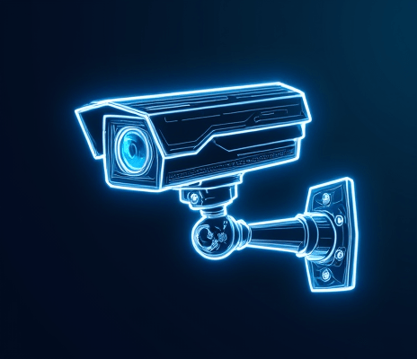 Local surveillance camera install real time monitoring